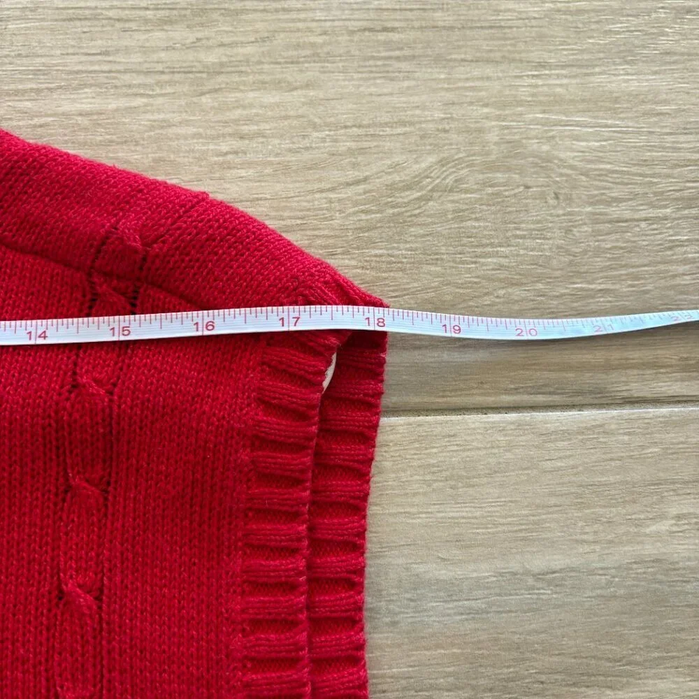 Vintage Arizona Wildcats Sweater Vest Men's XL Red Knit Rebounders Club 80s RARE - Picture 11 of 11